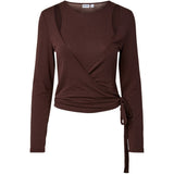 PIECES PIECES dam blus PCJULIANE Blouse Hot Fudge