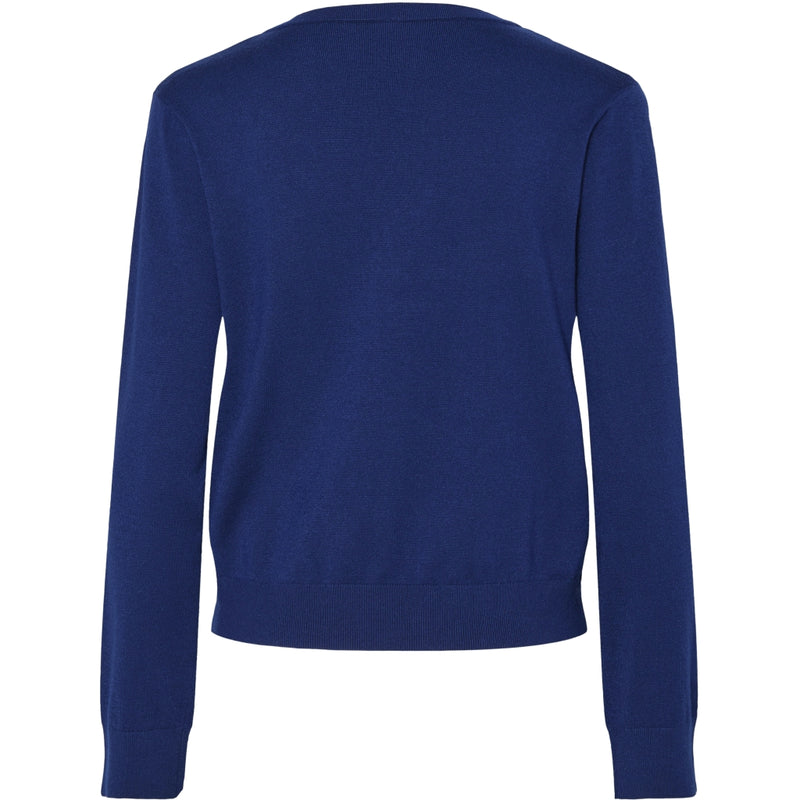 PIECES PIECES dam blus PCNATALIE Knit Bellwether Blue