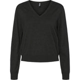 PIECES PIECES dam blus PCNATALIE Knit Dark grey melange