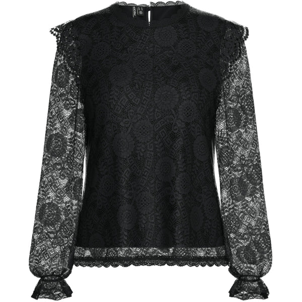 PIECES PIECES dam blus PCOLLINE Blouse Black