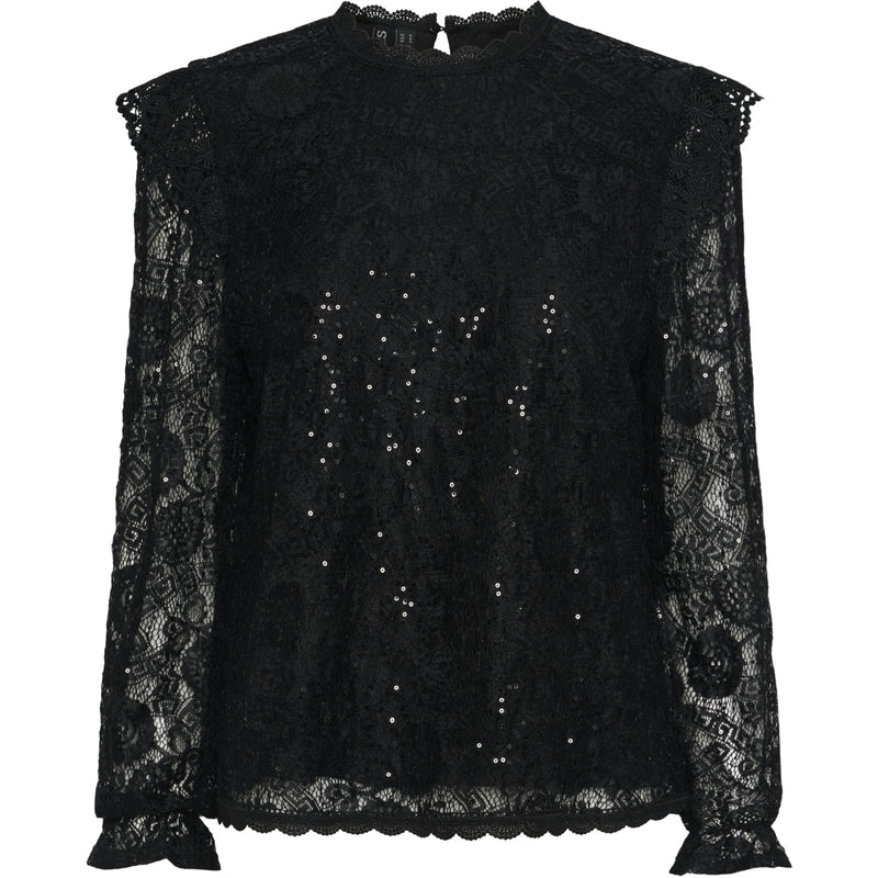 PIECES PIECES dam blus PCOLLINE Restudsalg Black
