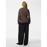 PIECES PIECES dam blus PCSADIE Blouse Hot Fudge CLOUD DANCER
