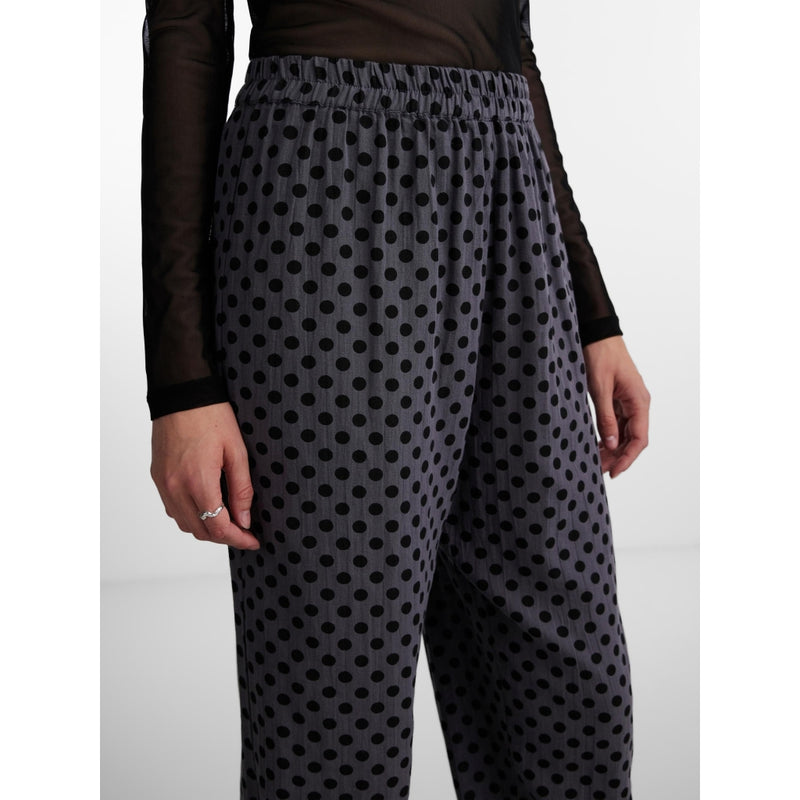 PIECES PIECES dam byxor PCALICE Restudsalg Magnet BLACK DOTS