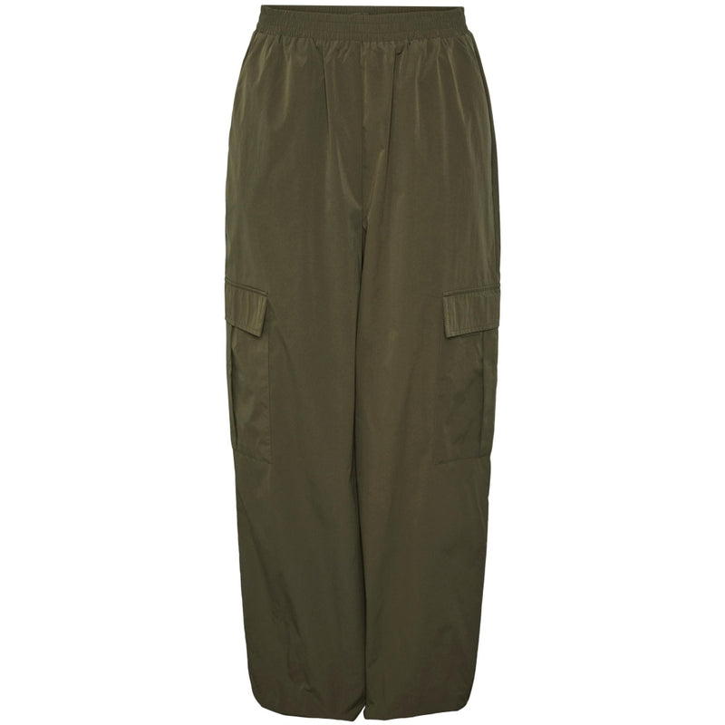 PIECES PIECES dam byxor PCANNA Pant Deep Lichen Green