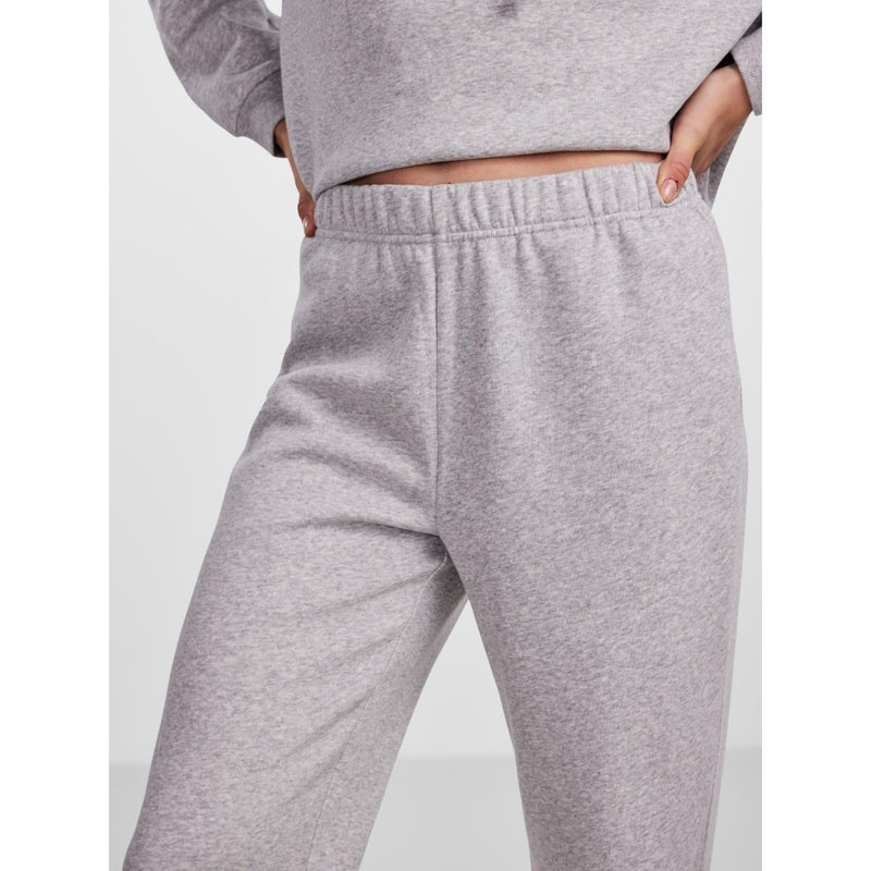PIECES PIECES dam byxor PCCHILLI Sweatpant Light Grey Melange