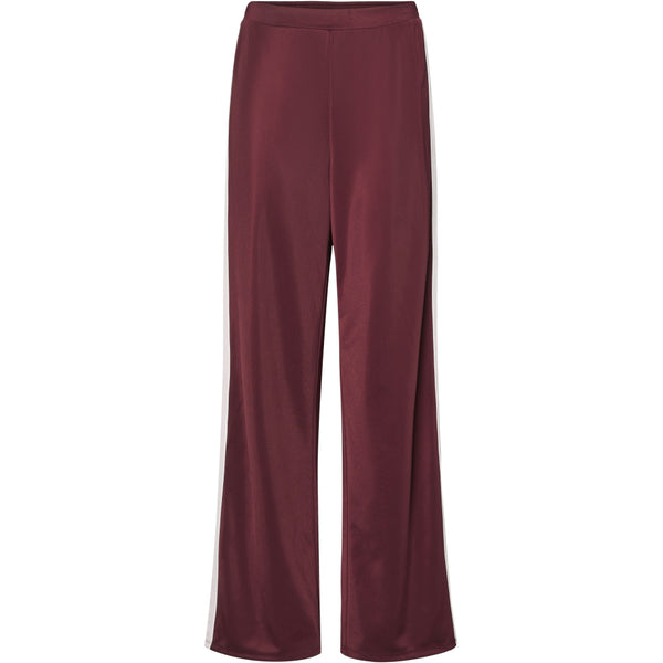 PIECES PIECES dam byxor PCFELICIA Pant Tawny Port Pinkaboo/white stripe