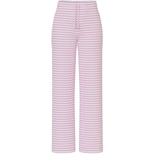 PIECES PIECES dam byxor PCLAYA Pant Bright White Pirouette