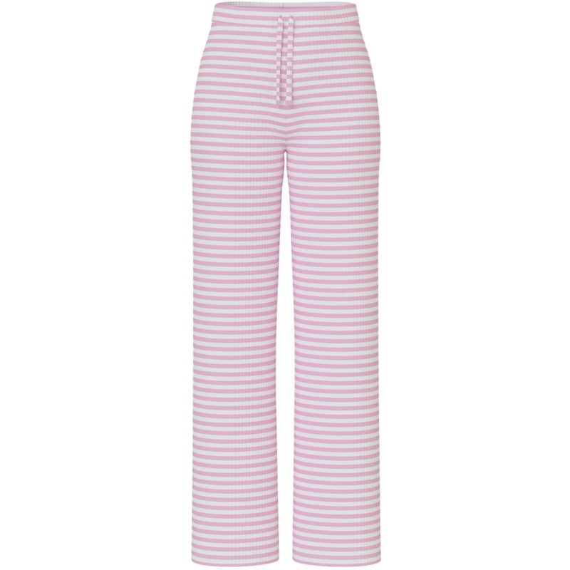 PIECES PIECES dam byxor PCLAYA Pant Bright White Pirouette