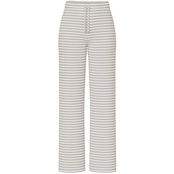 PIECES PIECES dam byxor PCLAYA Pant Bright White Silver gray
