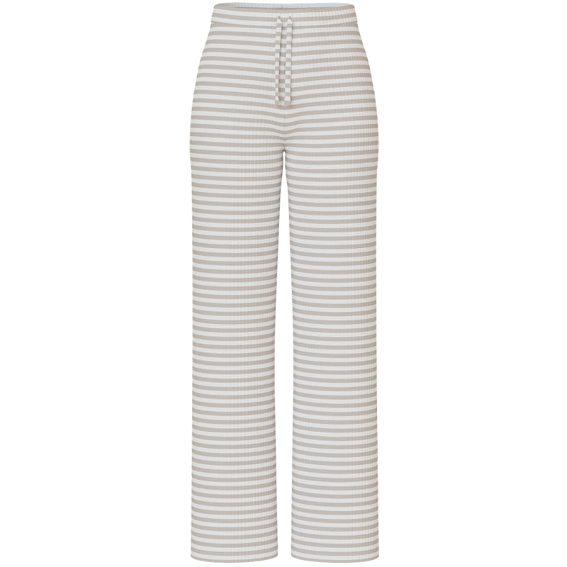 PIECES PIECES dam byxor PCLAYA Pant Bright White Silver gray