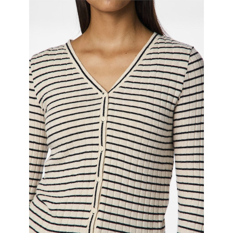 PIECES PIECES dam cardigan PCIRIS Restudsalg Birch BLACK