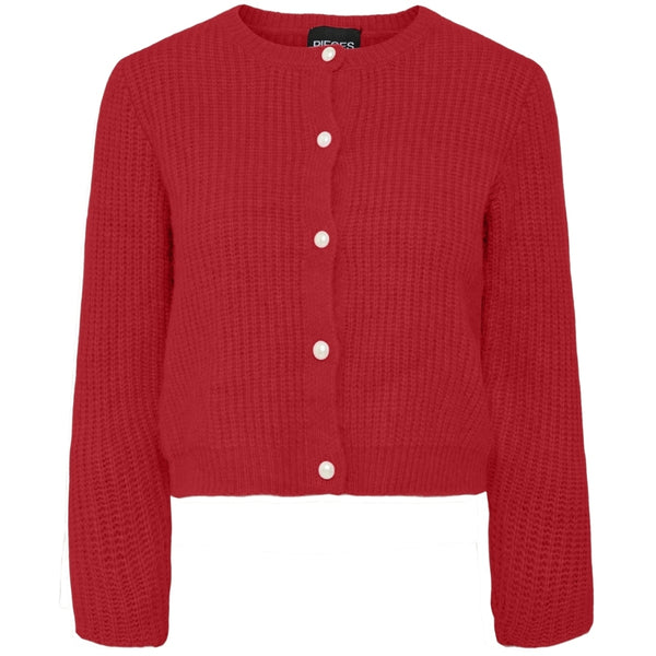 PIECES PIECES dam cardigan PCJYDA Cardigan High risk red