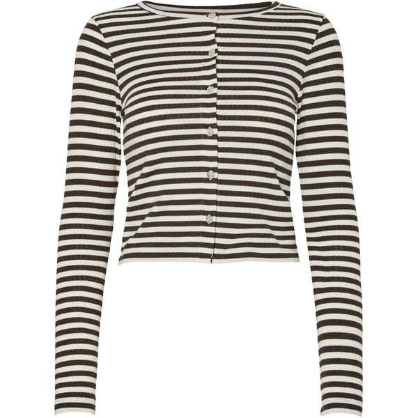 PIECES PIECES dam cardigan PCLAYA Cardigan Chicory Coffee Coconut milk