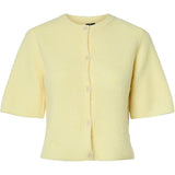 PIECES PIECES dam cardigan PCSILLY Cardigan Pale Banana MELANGE