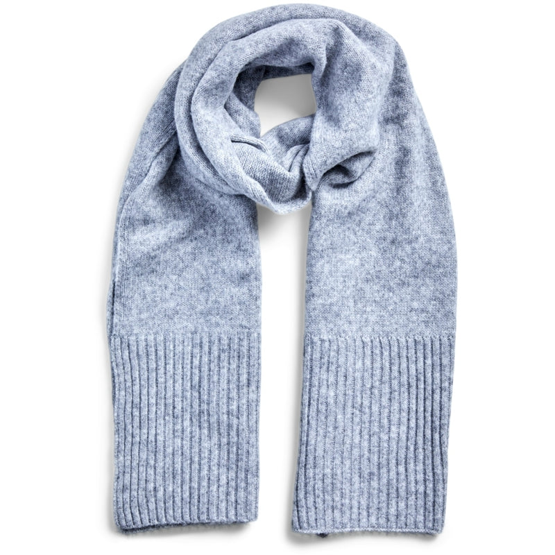 PIECES PIECES dam halsduk PCMOCCA Scarf Light Grey Melange