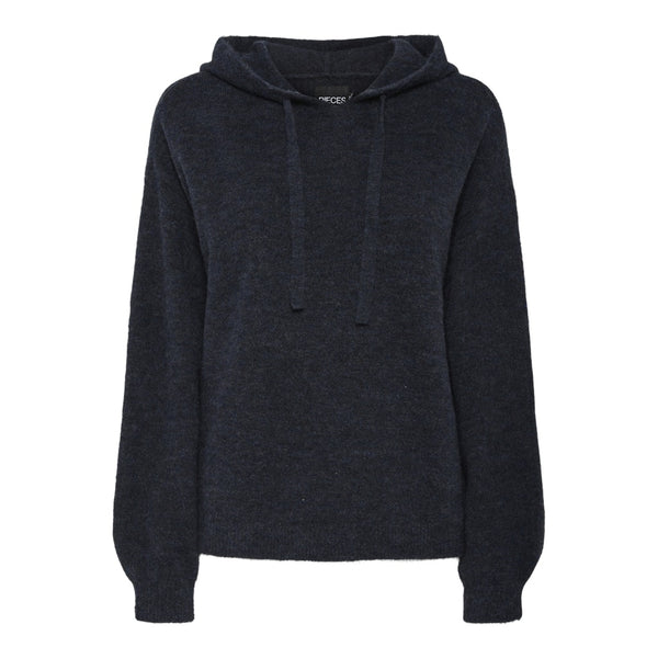 PIECES PIECES dam hoodie PCPIKO Sweatshirt Maritime Blue Melange