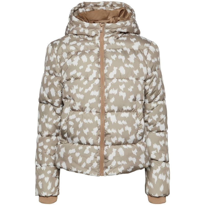 PIECES PIECES dam jacka PCBEE Jacket Silver Mink GRAPHIC