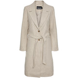 PIECES PIECES dam jacke PCNASHA Restudsalg White Pepper