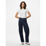 PIECES PIECES dam jeans PCGRACE Jeans Dark Blue Denim Rinse