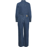 PIECES PIECES dam jumpsuit PCADINA Restudsalg Medium blue denim