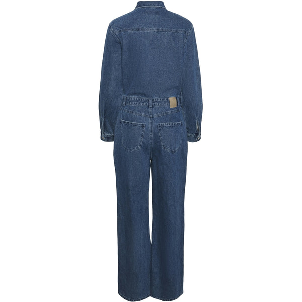 PIECES PIECES dam jumpsuit PCADINA Restudsalg Medium blue denim