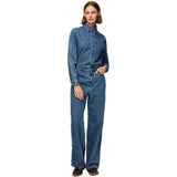 PIECES PIECES dam jumpsuit PCADINA Restudsalg Medium blue denim