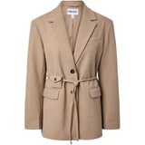 PIECES PIECES dam kavaj PCAYA Blazer Greige Melange