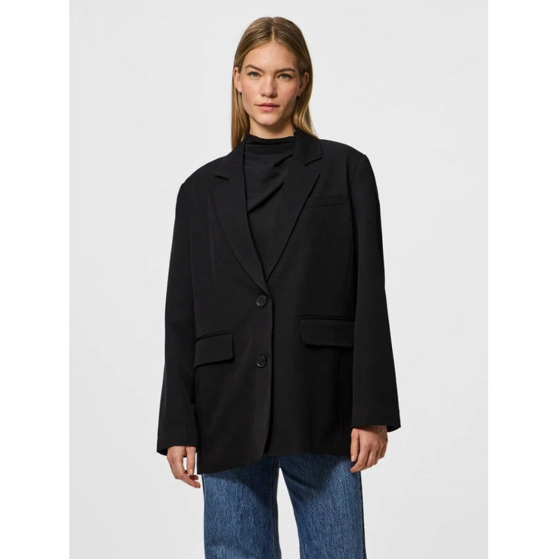 PIECES PIECES dam kavaj PCKAMIL Restudsalg Black