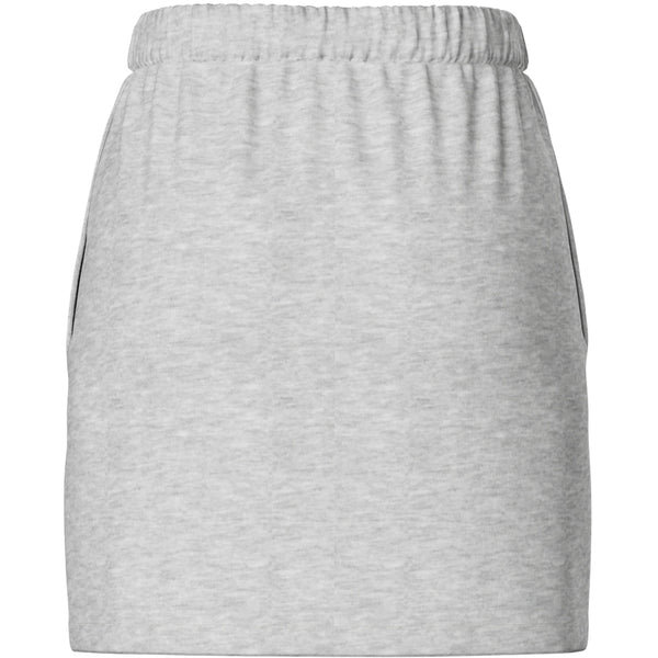 PIECES PIECES dam kjol PCCHILLI Skirt Light Grey Melange