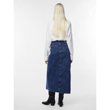 PIECES PIECES dam kjol PCJESSIE Skirt Medium blue denim