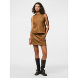 PIECES PIECES dam kjol PCJUNO Skirt Amber Brown
