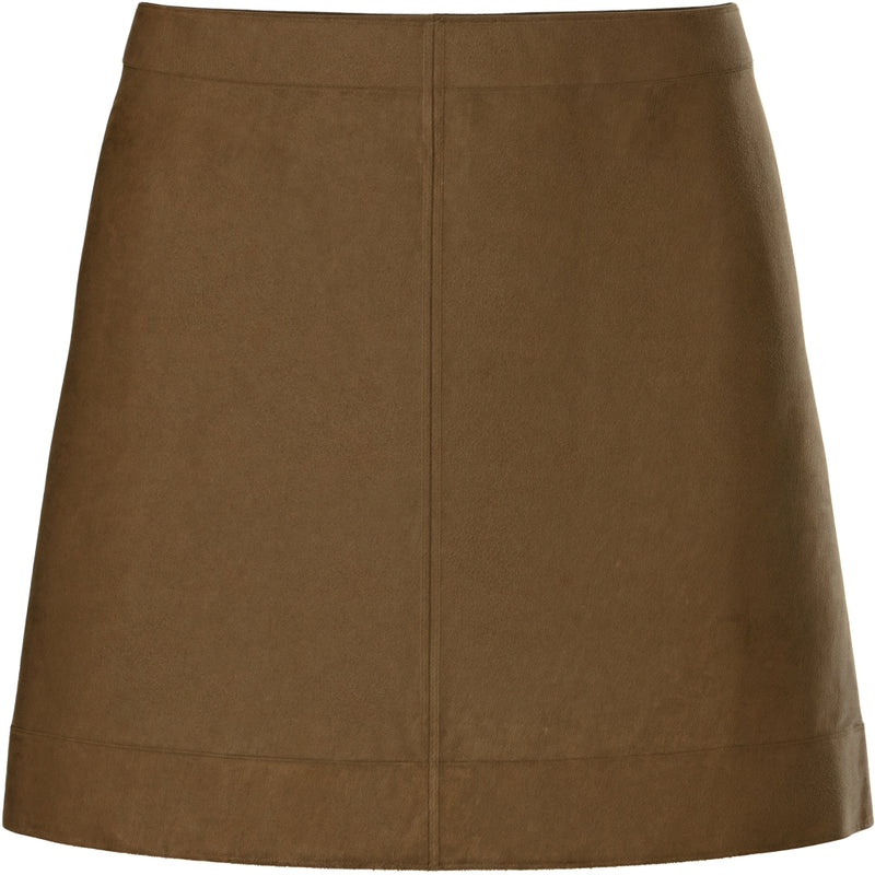 PIECES PIECES dam kjol PCJUNO Skirt Amber Brown