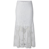 PIECES PIECES dam kjol PCMAYA Skirt Bright White