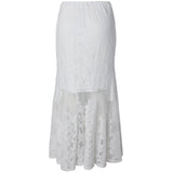 PIECES PIECES dam kjol PCMAYA Skirt Bright White
