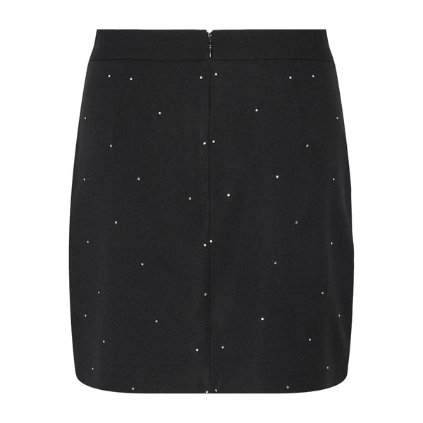 PIECES PIECES dam kjol PCPEVA Skirt Black Rhinestones