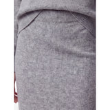 PIECES PIECES dam kjol PCSALLY Skirt Medium grey melange