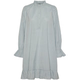 PIECES PIECES dam klänning PCASSRA Dress Blue Bell BRIGHT WHITE