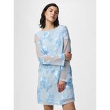 PIECES PIECES dam klänning PCEVA Dress Cashmere Blue