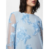 PIECES PIECES dam klänning PCEVA Dress Cashmere Blue