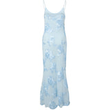 PIECES PIECES dam klänning PCEVA Dress Cashmere Blue
