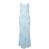 PIECES PIECES dam klänning PCEVA Dress Cashmere Blue