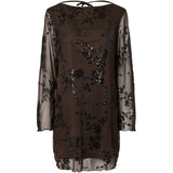PIECES PIECES dam klänning PCEVITA Dress Wren Black sequins