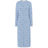 PIECES PIECES dam klänning PCFLORA Dress Cashmere Blue BLUE FLOWERS