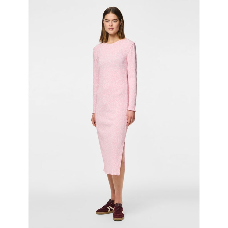 PIECES PIECES dam klänning PCFLORA Dress Roseate Spoonbill FLOWER