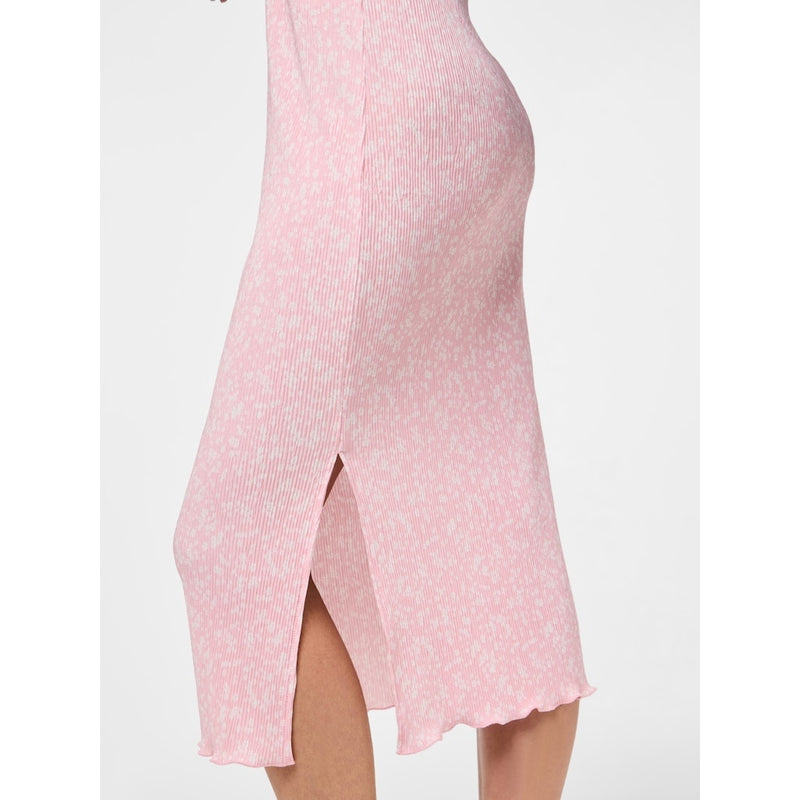 PIECES PIECES dam klänning PCFLORA Dress Roseate Spoonbill FLOWER