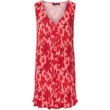 PIECES PIECES dam klänning PCFLORA Dress Adrenaline Rush Red tone flowers