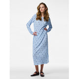 PIECES PIECES dam klänning PCFLORA Restudsalg French Vanilla FLOWER