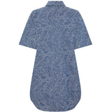PIECES PIECES dam klänning PCJENNIFER Dress Medium Blue Denim Jaquard