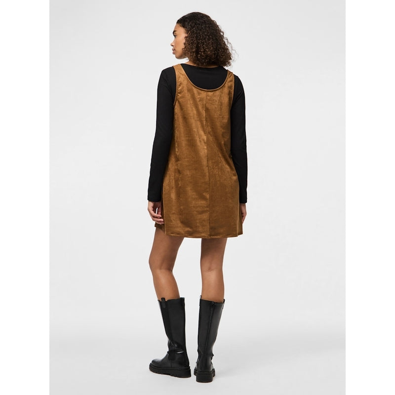 PIECES PIECES dam klänning PCJUNO Dress Amber Brown