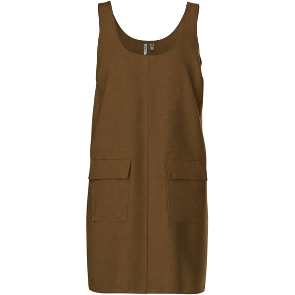 PIECES PIECES dam klänning PCJUNO Dress Amber Brown